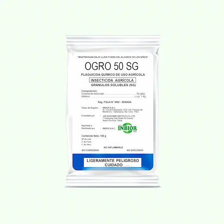 Etiqueta de producto OGRO 50 SG
